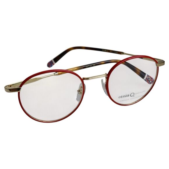 Etnia Barcelona Vintage RDGD Round Eyeglasses | Red Gold | 48-20-145 | Women’s - Picture 11 of 11